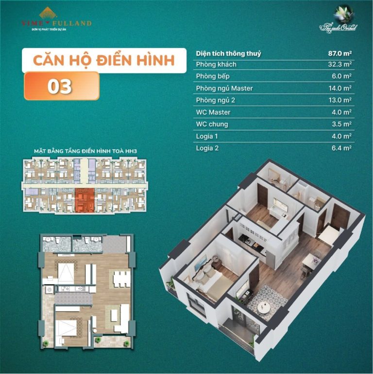 Thiết kế chung cư Jade Square hiện đại – Tối ưu hóa công năng và ánh sáng